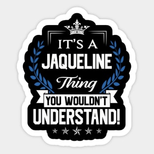 Jaqueline Sticker